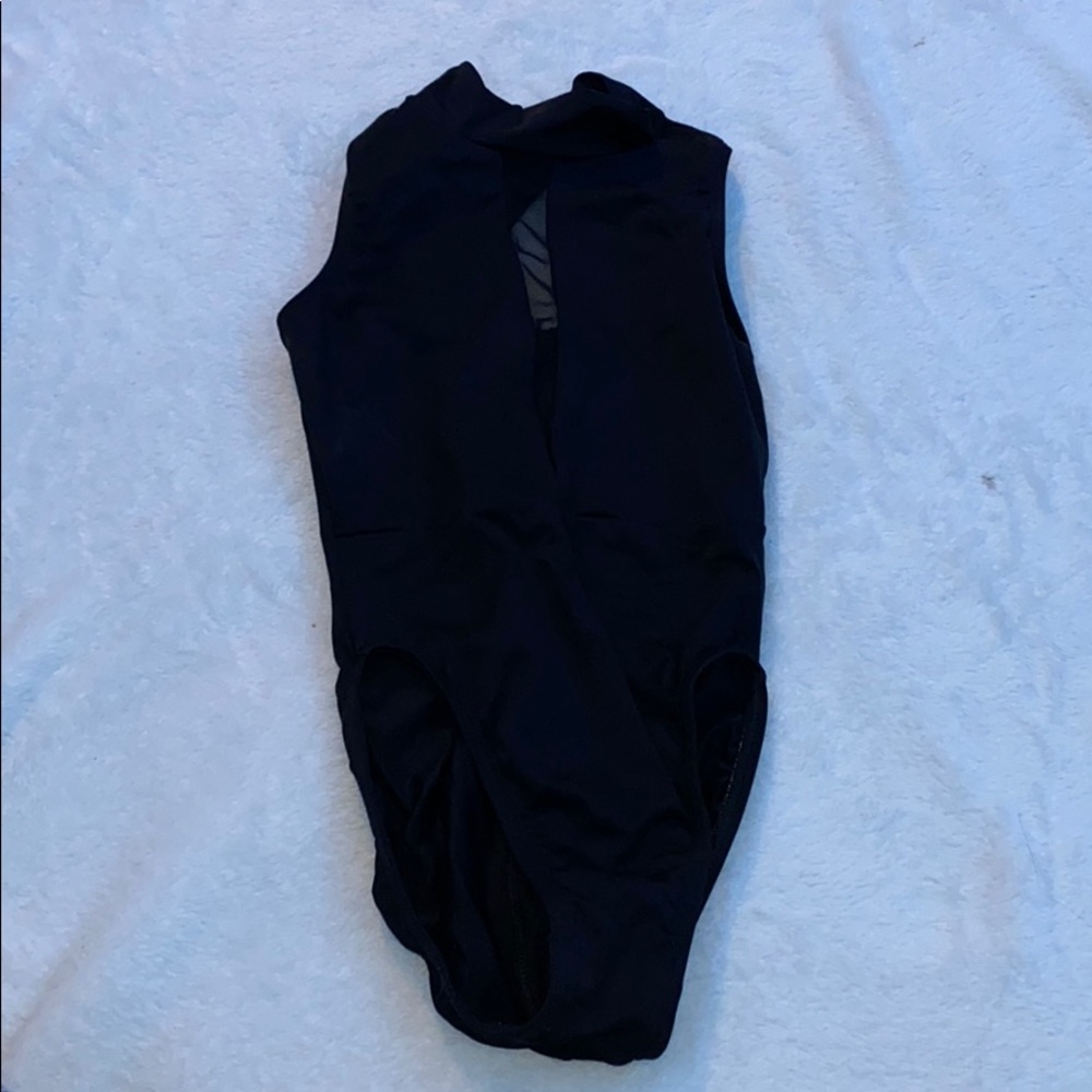 black leotard